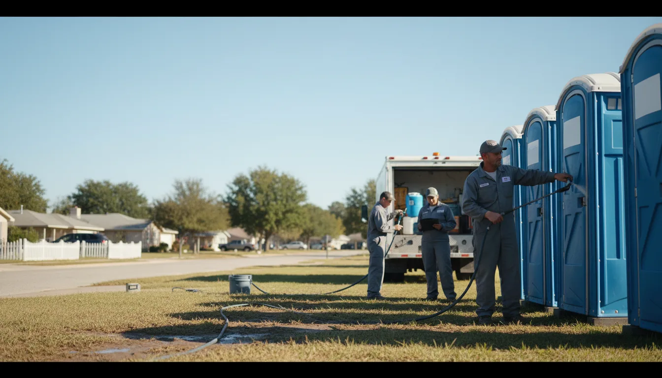 Long-Term Portable Toilet Rental in Leavenworth, KS near me